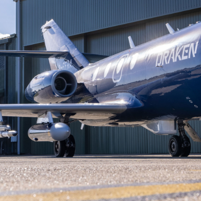 Image of a Falcon 20 for the allowable damage assessment case study