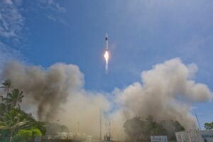 Image of space craft taking off for blog by Air Frame Designs on Fuel efficiency in aerospace