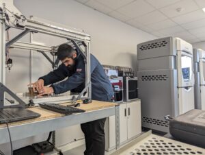 image of airframe designs employee for blog image of CAD analysis for blog What Is Airframe Material Strength Analysis?