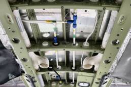 Interior of the Beechcraft King Air