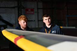 The tow AFD apprentices